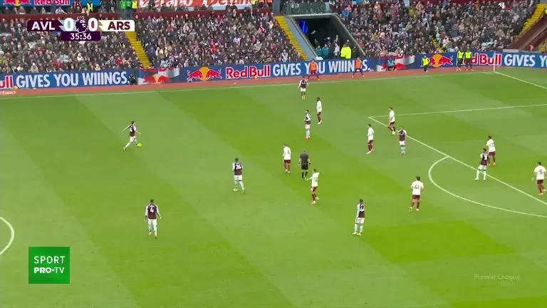 Aston Villa - Arsenal, VOYO: Gol Cash (minutul 36)